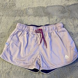 Reversible Adidas running shorts